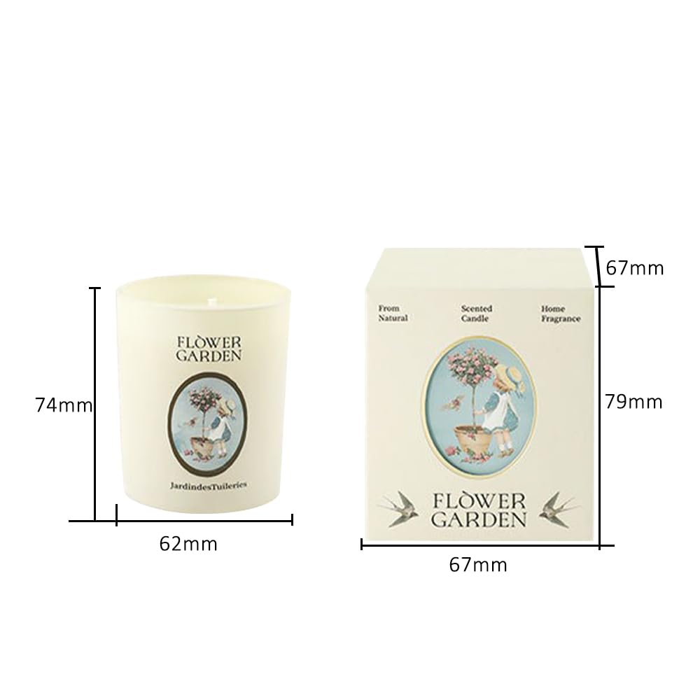 Scented Candle, Natural Luxury Aromatherapy Air Freshener for Bathroom Office Décor 100g