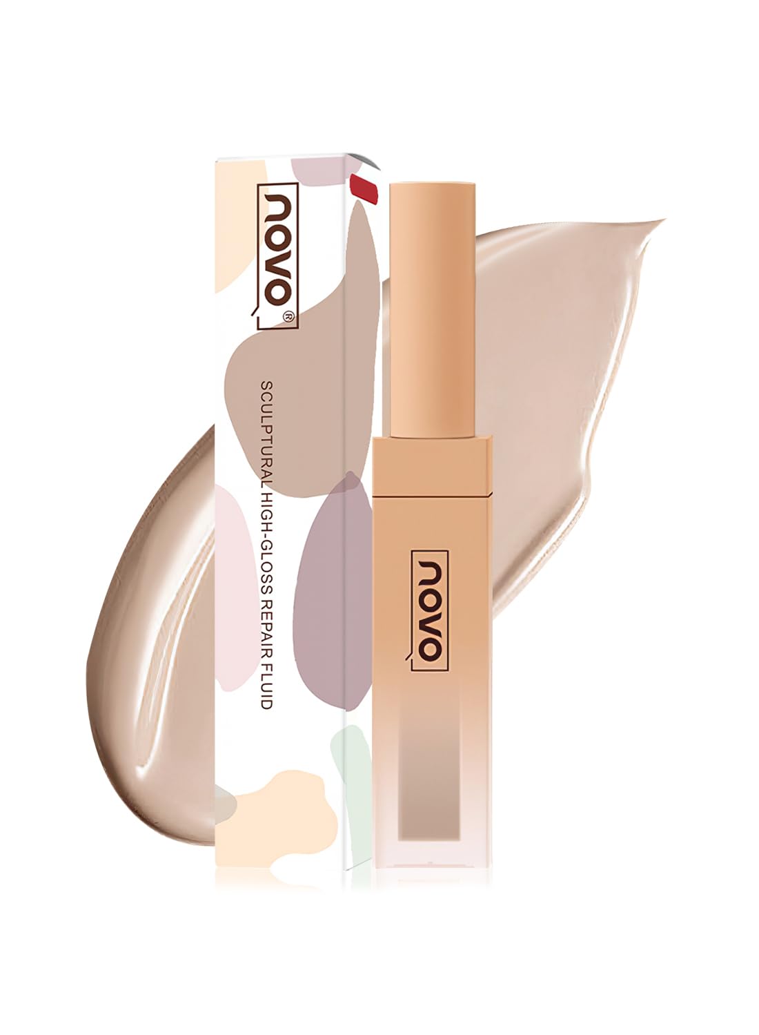 Liquid Contour Stick, Long Lasting Waterproof High Gloss Highlighter Stick, Blendable Lightweight Smooth Bronzer Stick for Face and Body Matte Finish