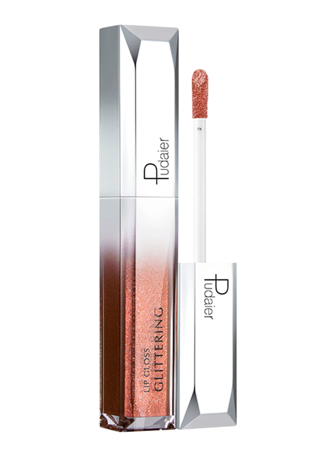 Glitter Lip Gloss, Shimmer Metallic Liquid Lipstick, Moisturizing Waterproof Lip Makeup for Lips Cheeks Eye