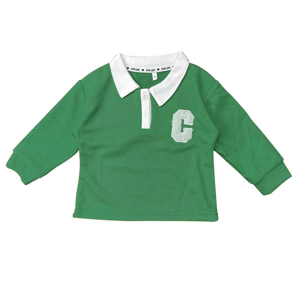 L&Wen Boys Long Sleeve Polo Shirt