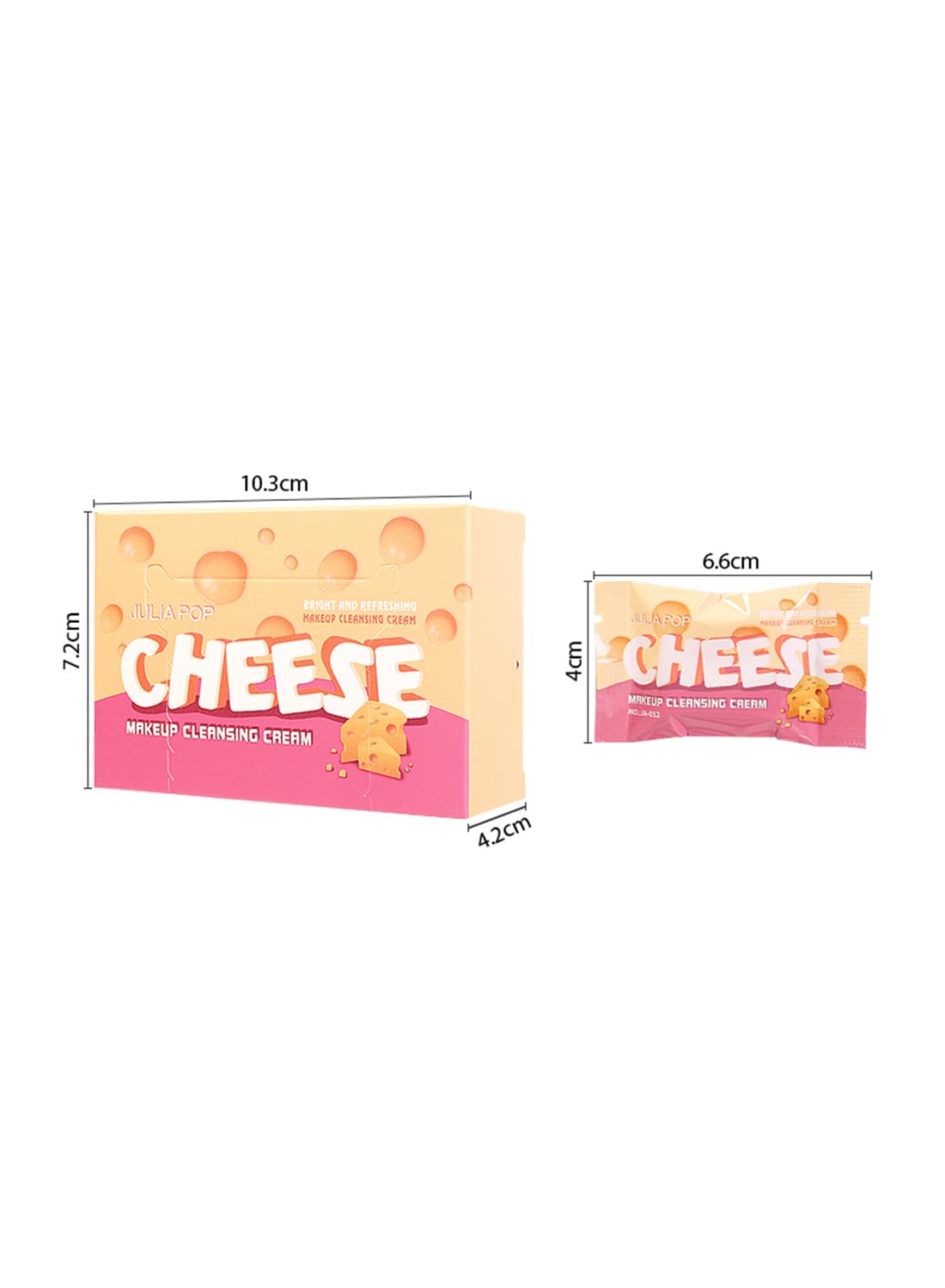 L&Wen Makeup Cleansing Balm, Natural Mild Cleansing Cream, Nourishing Refreshing Makeup Remover Balm, Deep Cleansing Face Wash Cleanser for All Skin Type 8Pcs