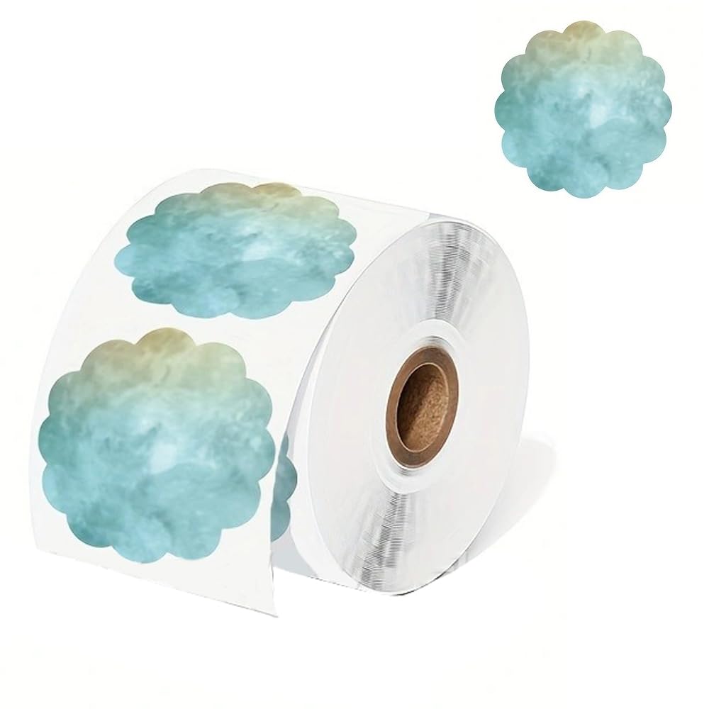 Colorful Round Thermal Label-50.8mm