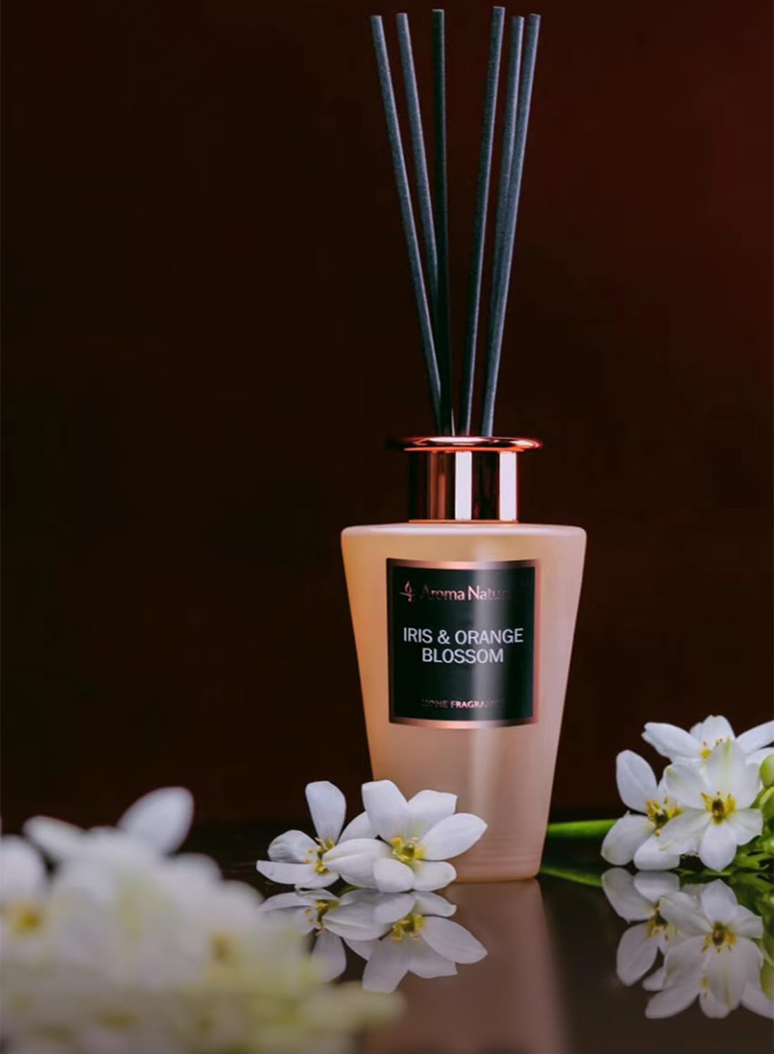Aroma Naturals Reed Diffuser Gift Set for Women, Scented Aromatherapy Diffuser Set, Air Freshener, Home Decor & Home Fragrance for Bedroom Bathroom Office 200ml