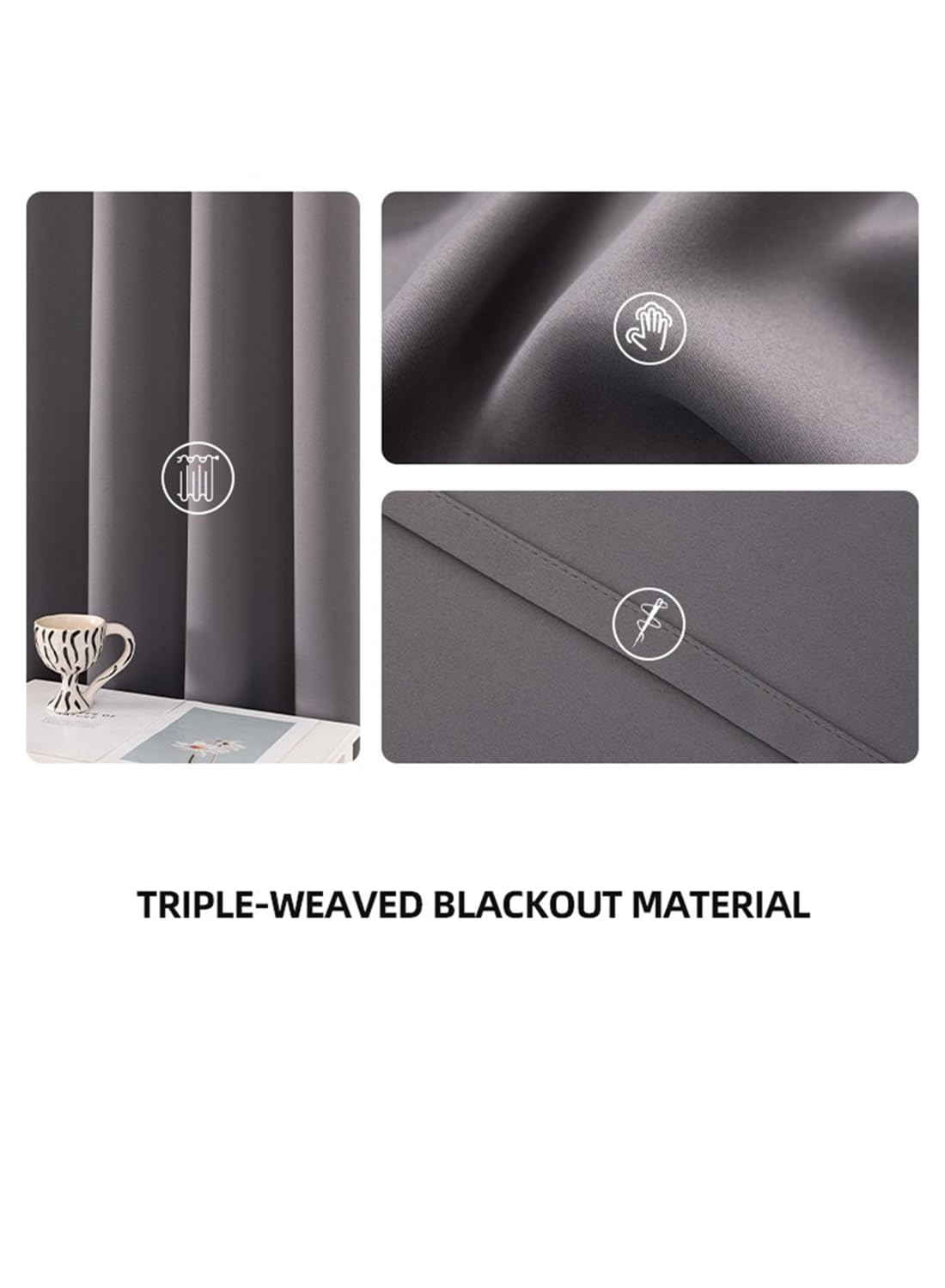 Blackout Curtains, Drapes Grommet Room Window Curtains