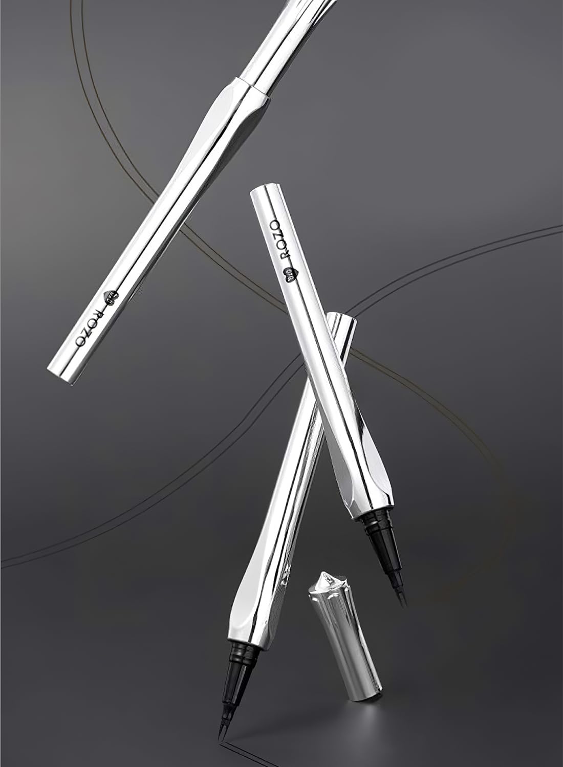Eyebrow Pen with Micro-Fork Tip, 2 Tip Microblade Eyebrow Pen, Waterproof Smudgeproof Long Lasting Brow Contouring Pencil, Create Natural Brows