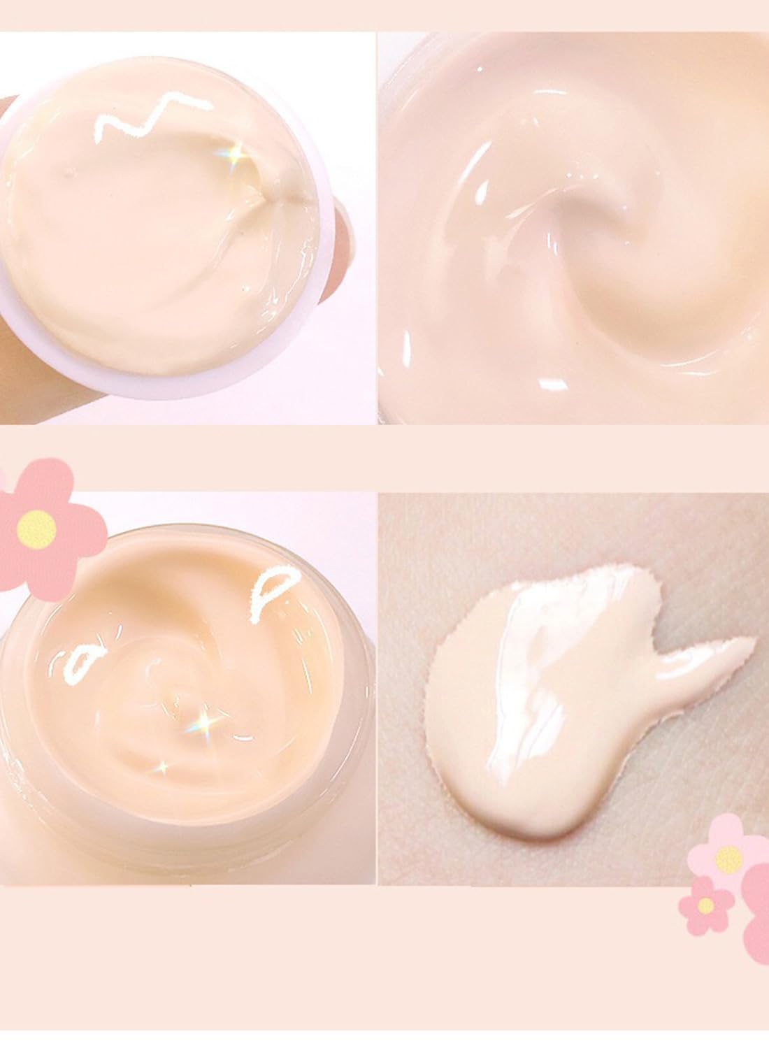 Foundation Cream, Moisturizing Long Lasting Waterproof Face Makeup Foundation, Natural Foundation, Brightening Full Coverage Concealer, Even Skin Tone for All Skin Types 30g