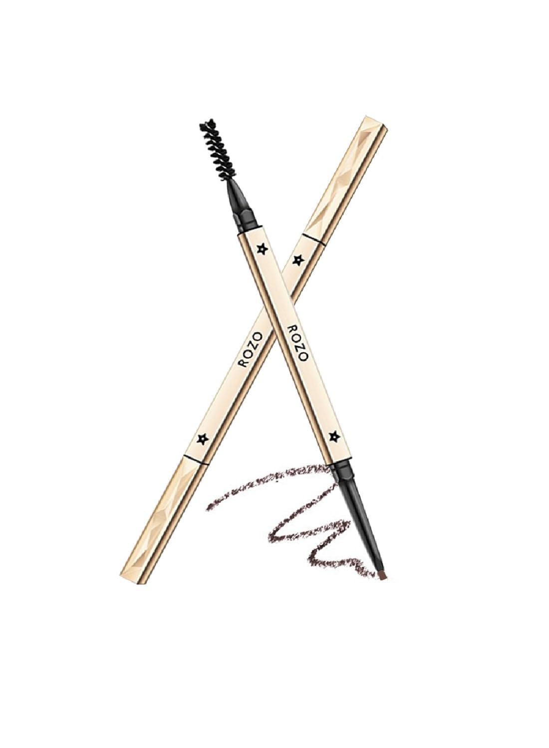 Eyebrow Pencil with Spiral Brush, Brow Pencil