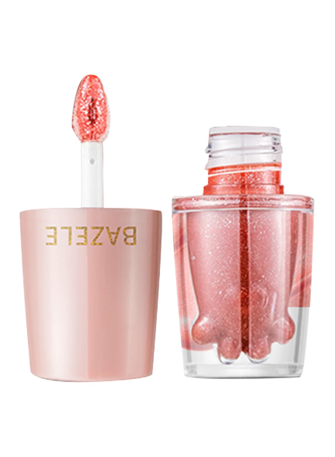 Jelly Lipstick Liquid, Mirror Cat Paw Waterproof High Pigment Lip Gloss