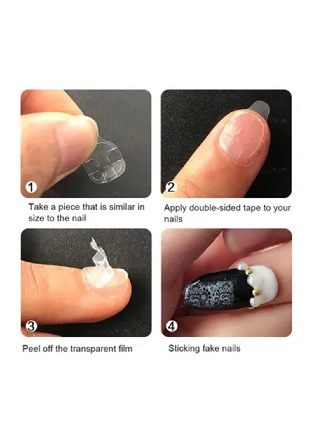 L&Wen 240-Piece Nail Adhesive Glue Tapes