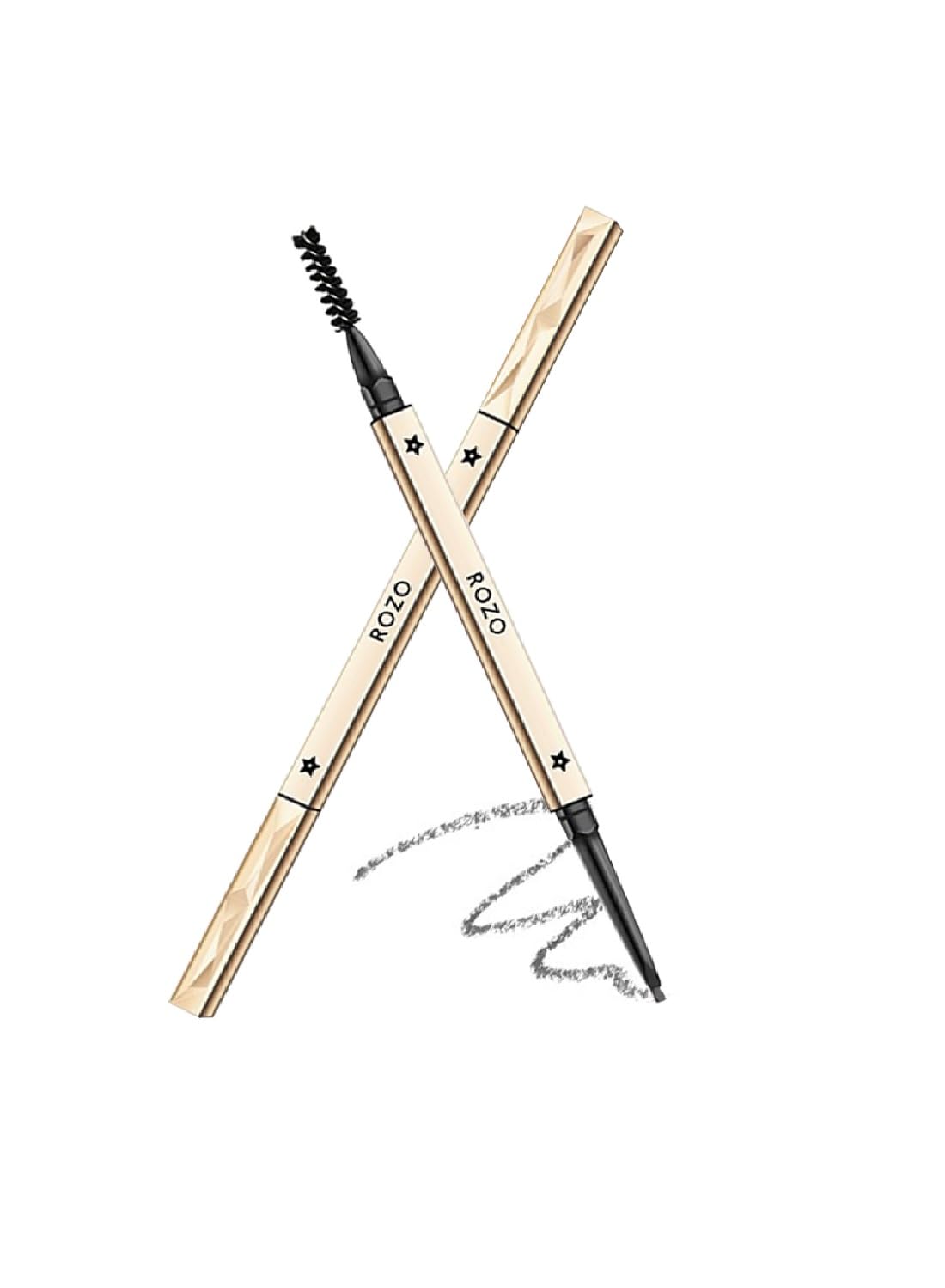 Eyebrow Pencil with Spiral Brush, Brow Pencil