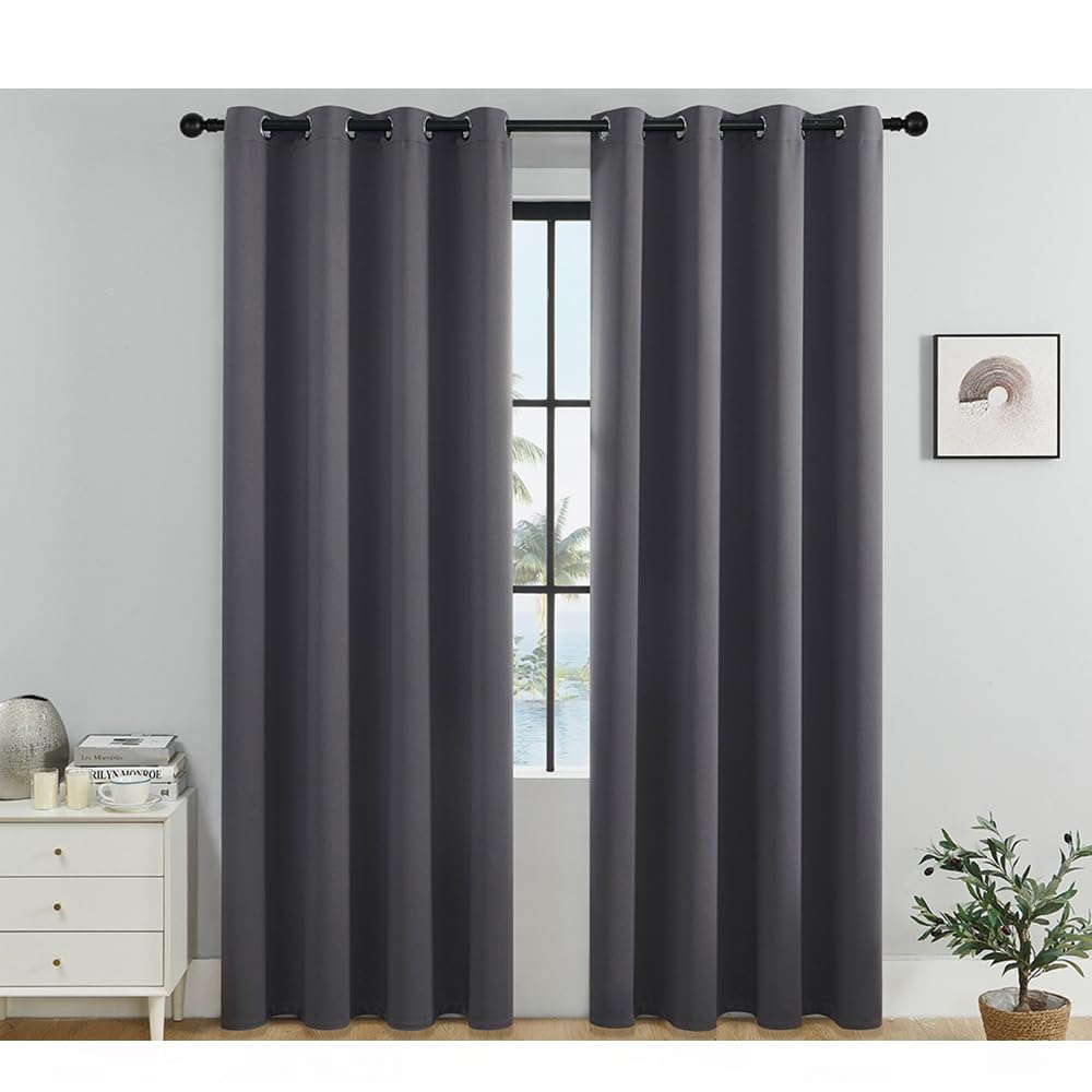 Blackout Curtains, Drapes Grommet Room Window Curtains