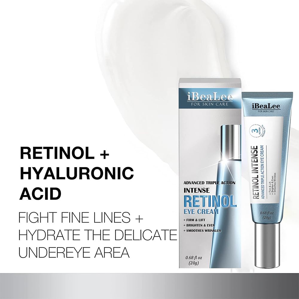 Retinol Eye Cream for Anti-Wrinkle, Anti-Aging Under Eye Treatment Cream, 20g
