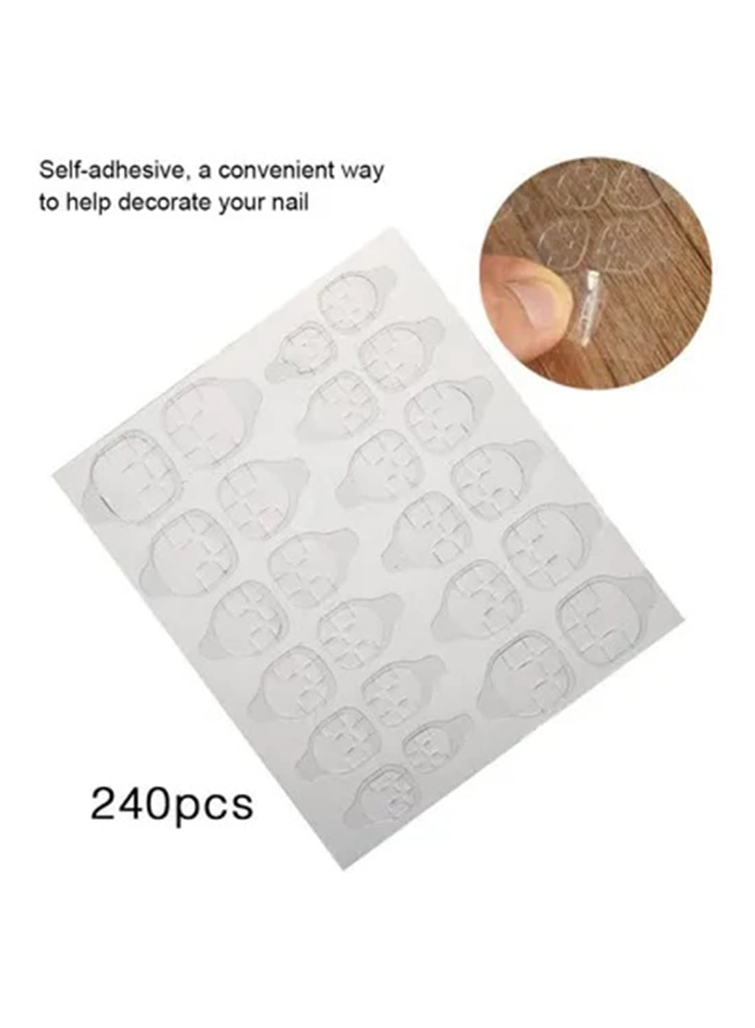 L&Wen 240-Piece Nail Adhesive Glue Tapes