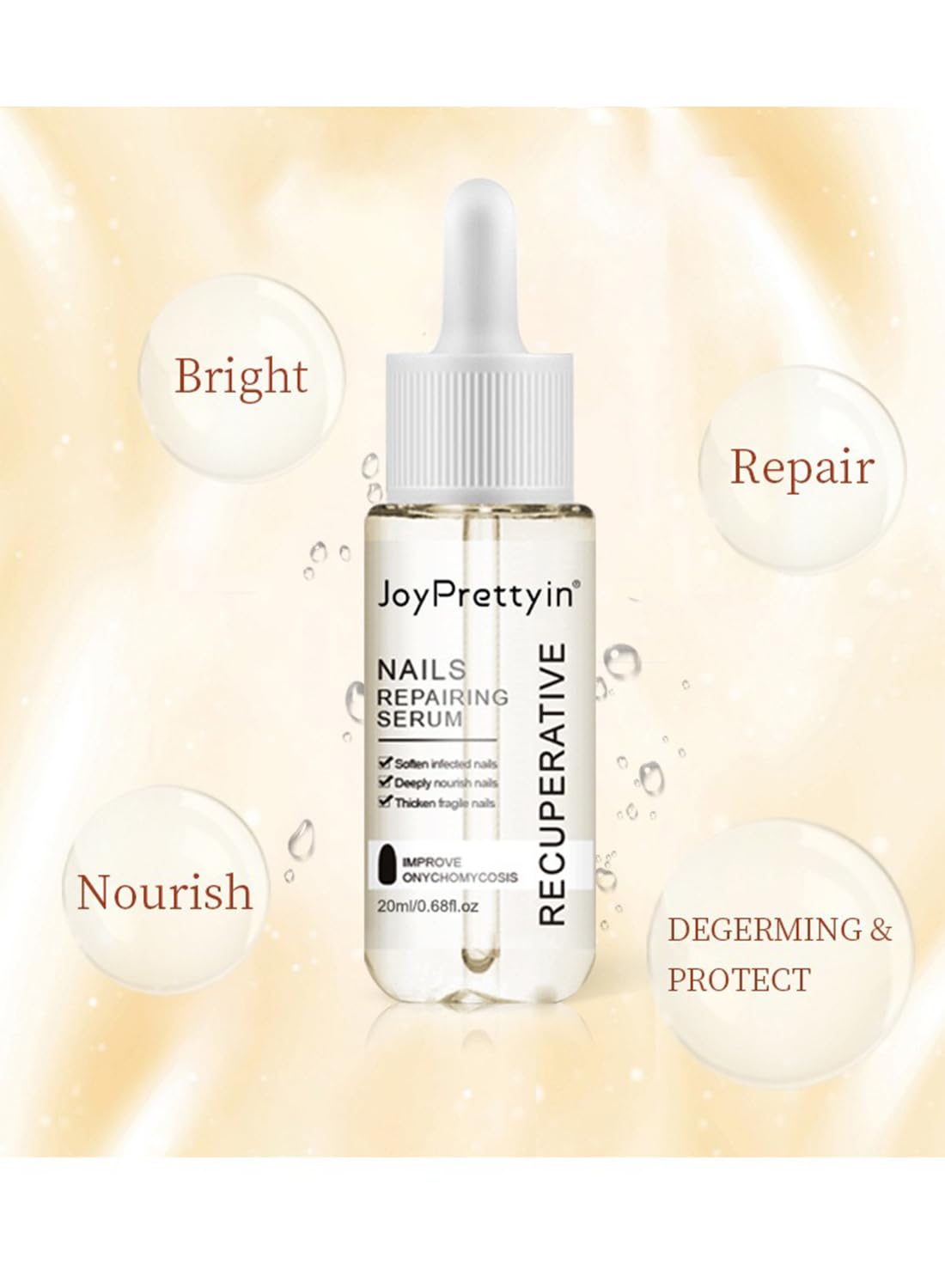 Nail Repair Cream, Nail Grooming Gel for Onychomycosis and Damaged Nails 20 ml