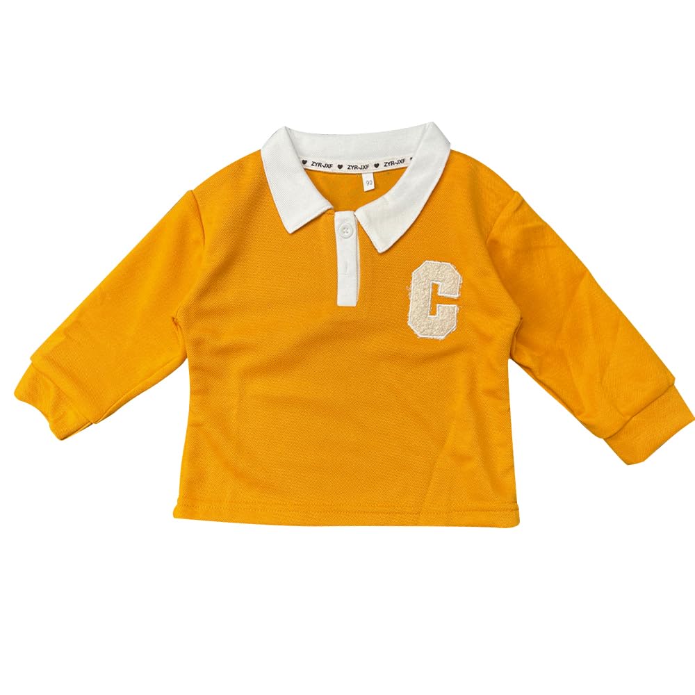 L&Wen Boys Long Sleeve Polo Shirt