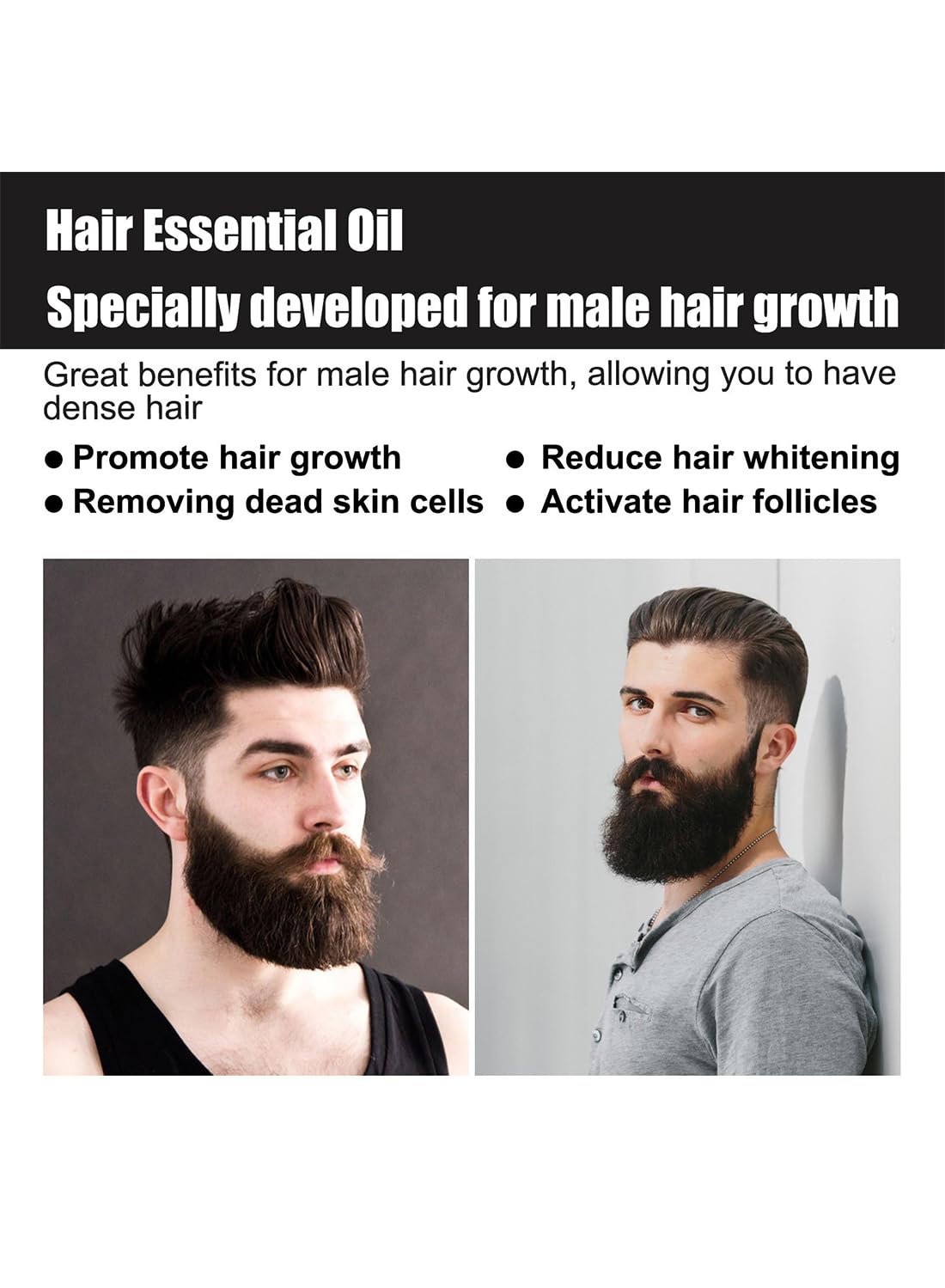 Hair Essence Oil, Hair Care to Promote Healthy Hair Growth and Reduce Frizz 30ml