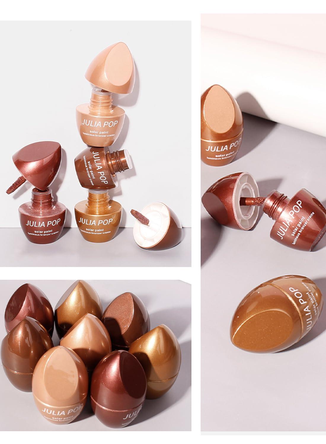 Face Contour Cream, Natural Matte Waterproof Long Lasting Luminous Bronzer Cream, Face Contour Illuminator Makeup, Smooth Face Contouring Highlighter Liquid Stick