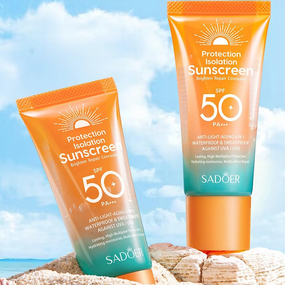High Multiplier Protection Sunscreen SPF 50, Sunscreen Lotion for Unisex - 50g