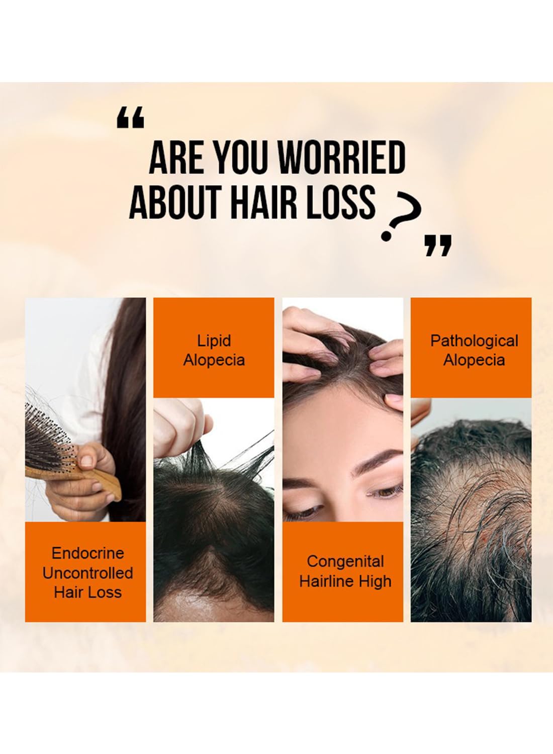 Hair Essential Oil, Turmeric Scalp & Hair Strengthening Oil, Pure Natural Hair Growth Oil for Hair Growth, Scalp Treatment for Thicker Longer Fuller Healthier Hair, Improve Thinning Hair 35ML