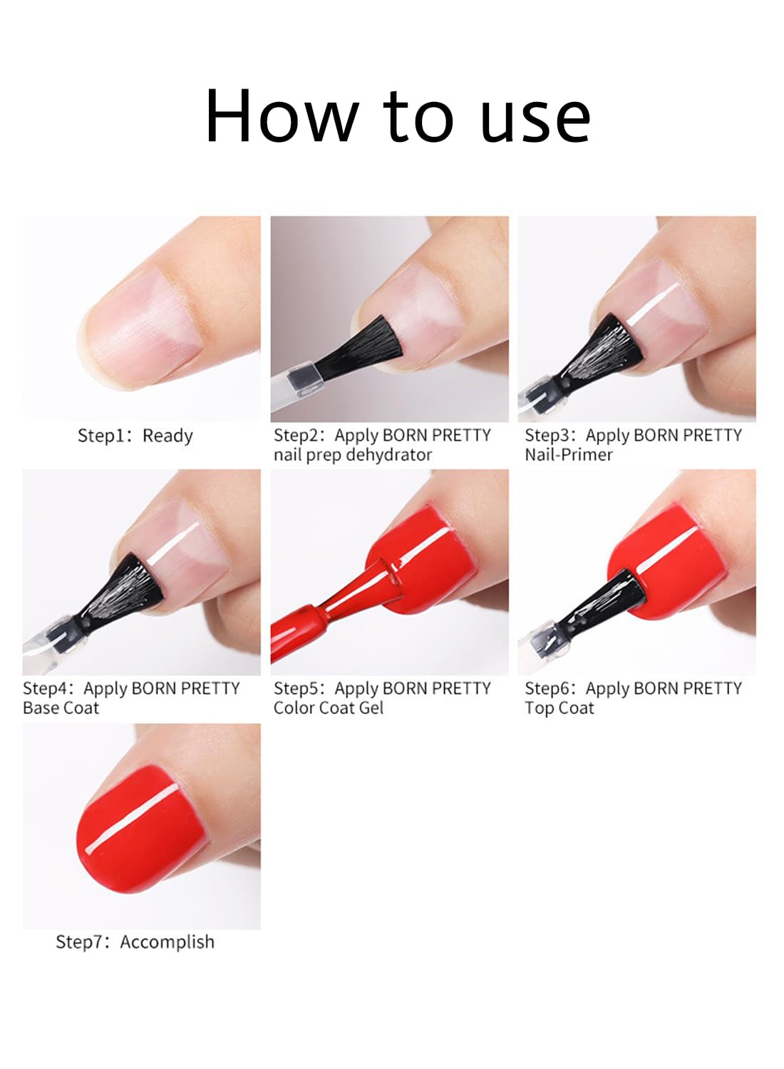 Nail Prep Dehydrator and Nail Primer Set, Fast Air Dry Gel Nail Polish Professional Nail Strengthening System, Bonding Natural Nail for Acrylic Powder