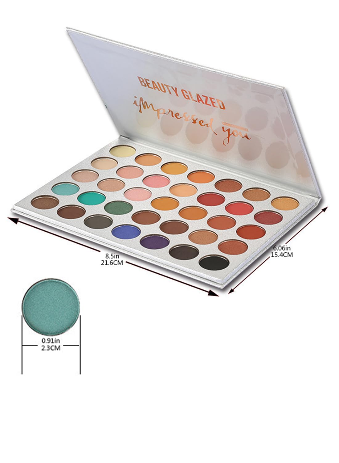 35 Colors Eyeshadow Palette, Long Lasting Highly Pigmented Matte and Shimmer Eye Shadow Makeup Palette, Eye Shadow Palette Gift Set for Girl Woman