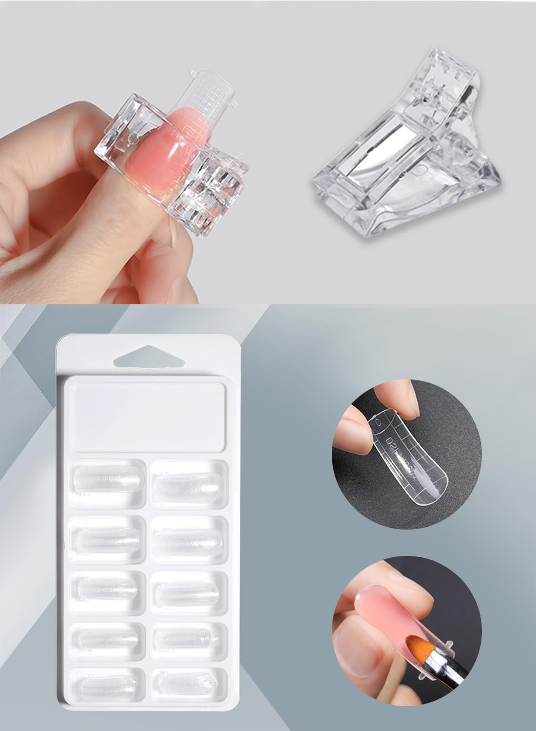 14Pcs Nail Extension Gel Kit