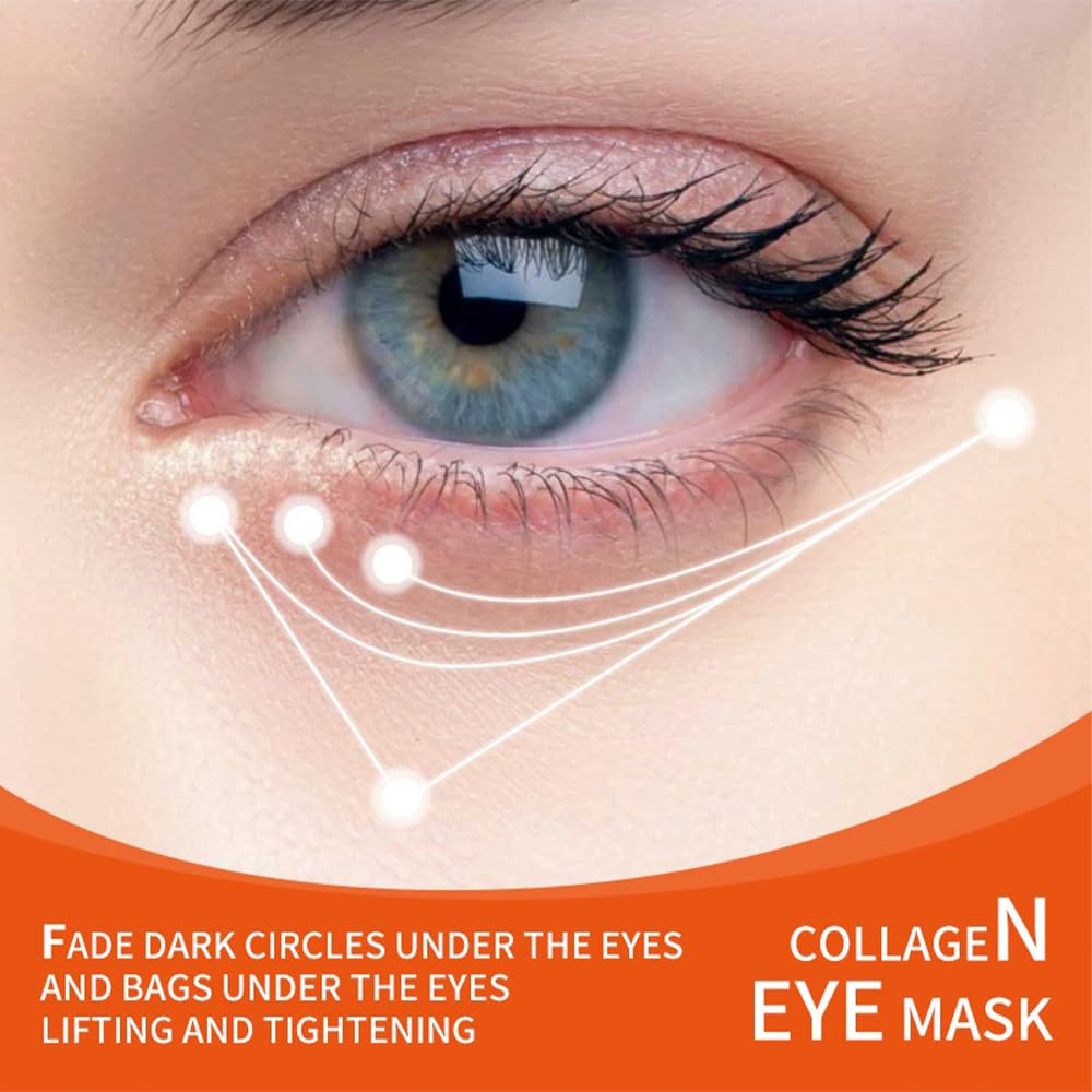 Collagen Under Eye Patches Masks, Anti-Aging Eye Treatment Pads - 10 Pcs
