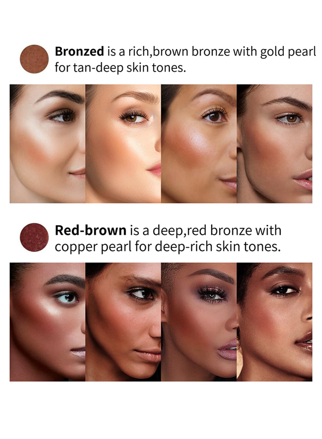 Face Contour Cream, Natural Matte Waterproof Long Lasting Luminous Bronzer Cream, Face Contour Illuminator Makeup, Smooth Face Contouring Highlighter Liquid Stick