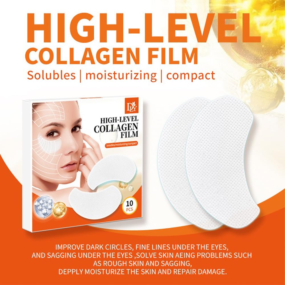Collagen Under Eye Patches Masks, Anti-Aging Eye Treatment Pads - 10 Pcs