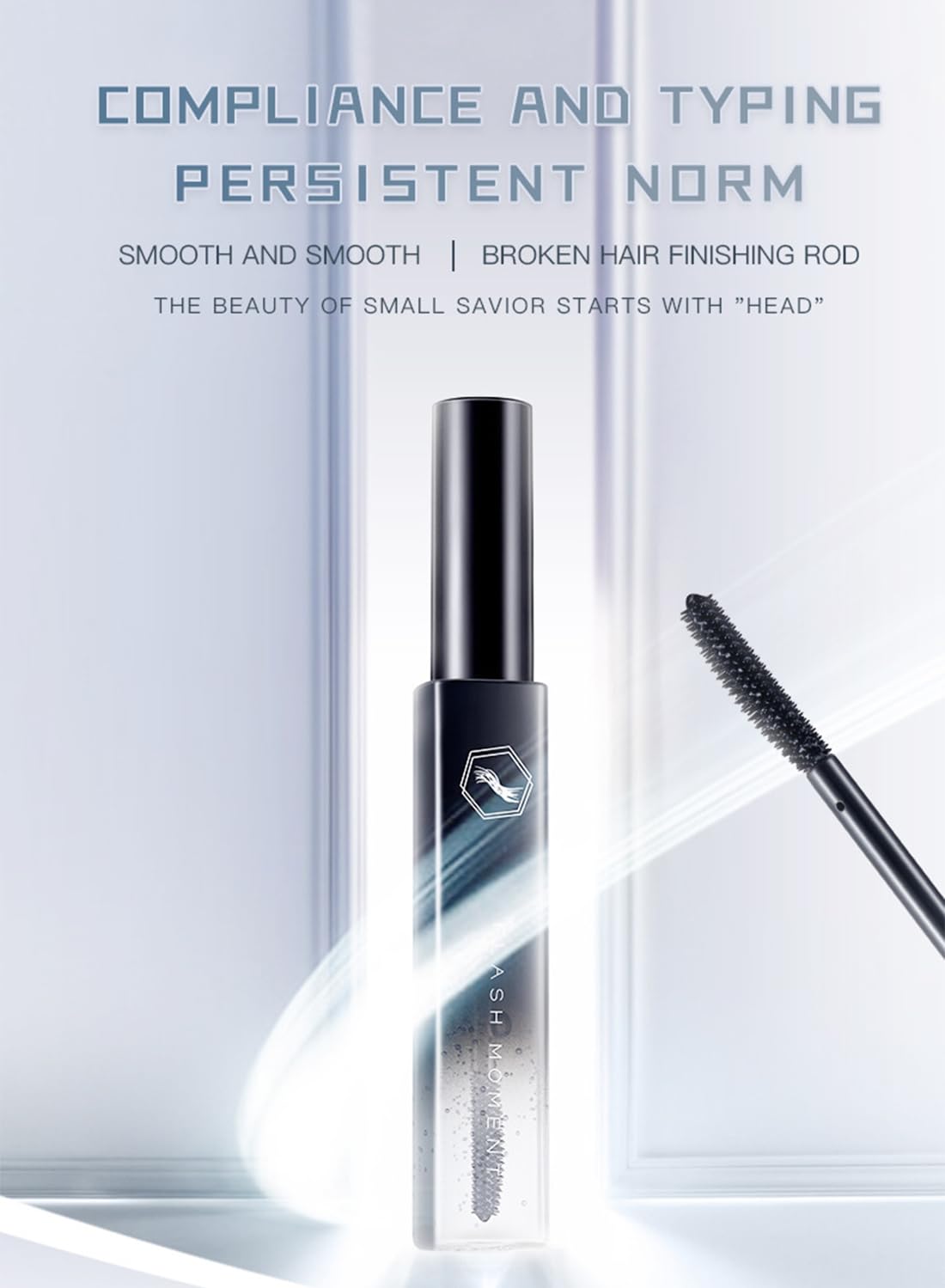 Flash Moment Hair Finishing Stick, Long-Lasting Hair Styling Cream, Frizz Control Hair Wax Stick, Bangs Styling Cream Soft Shiny and Non-Greasy 18ml