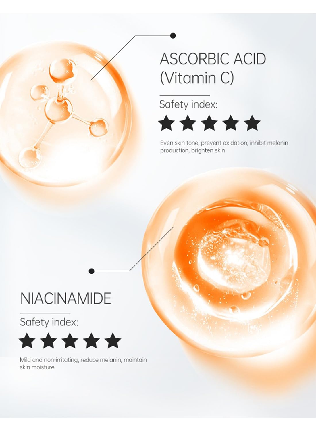 VC Brightening Toner, Anti-Oxidant Hydrating Soothing Essential Toner 100ml