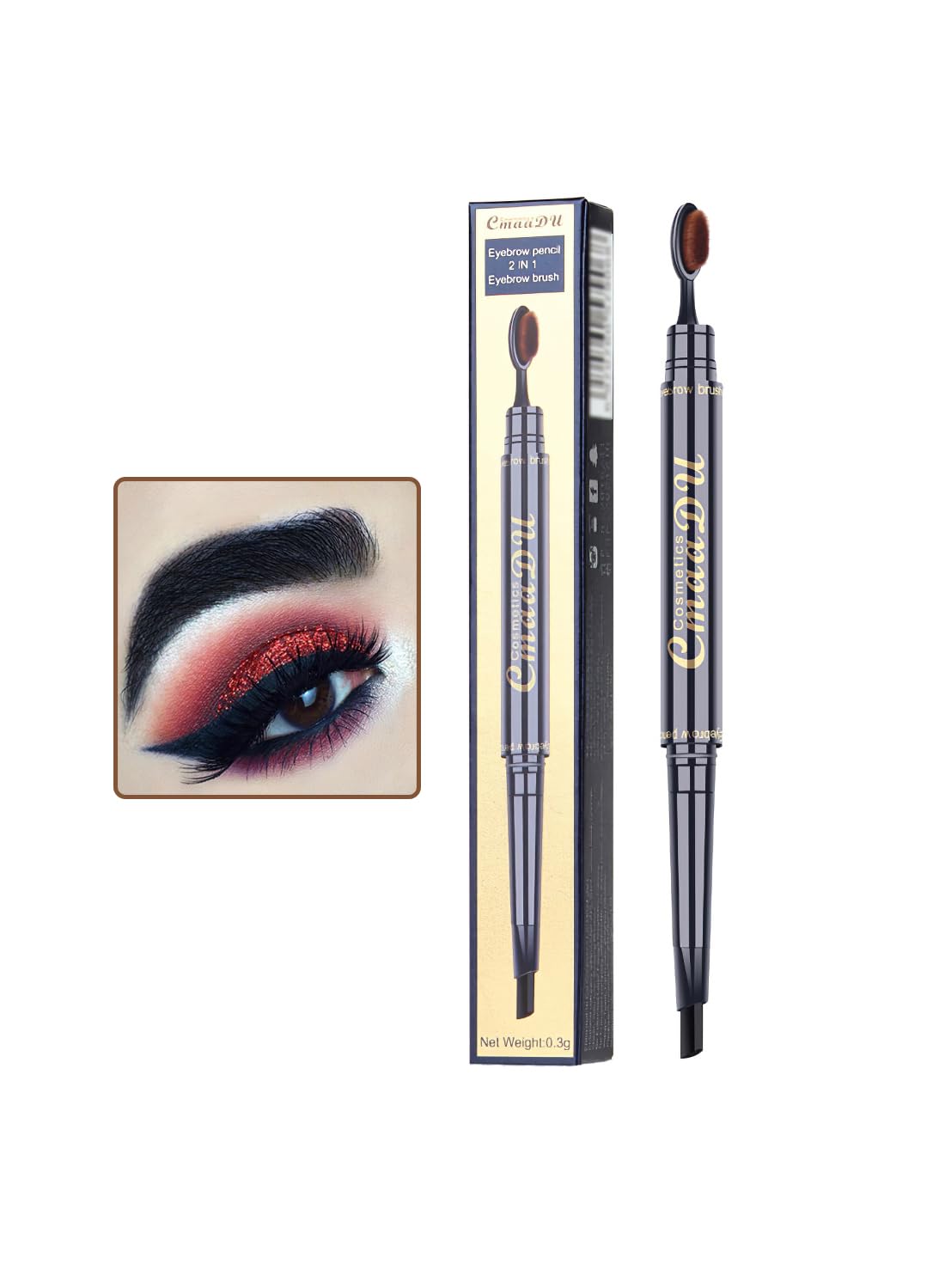 Eyebrow Toothbrush Pencil