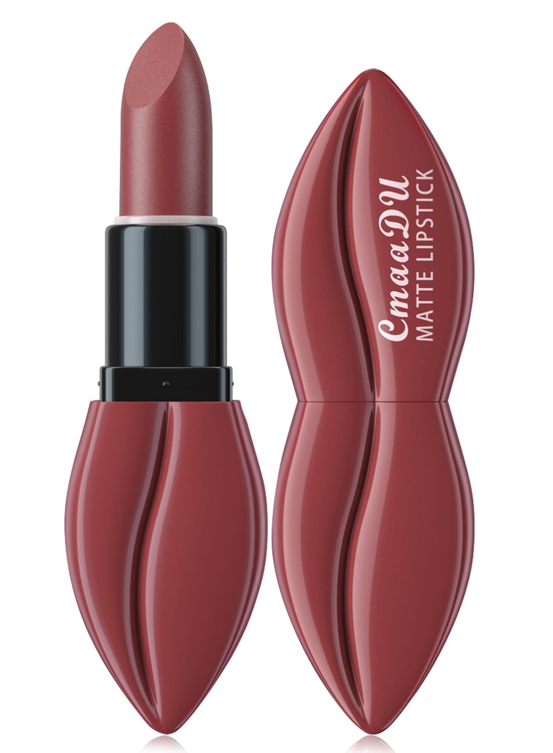 Matte Lipstick for Women, Long Lasting Waterproof Highly Pigmented Moisturizing Velvet Lip Gloss, Not Fade Lightweight Smudge Proof Lip Stain for Girls and Women - Red 09