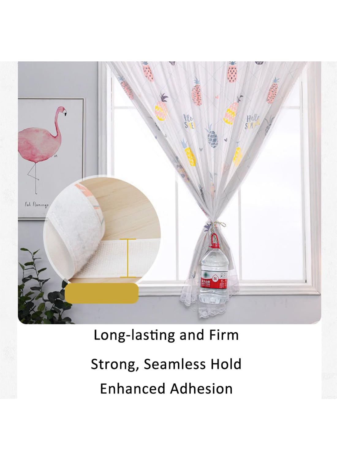Velcro Double Layer Cartoon Pattern Blackout Curtains