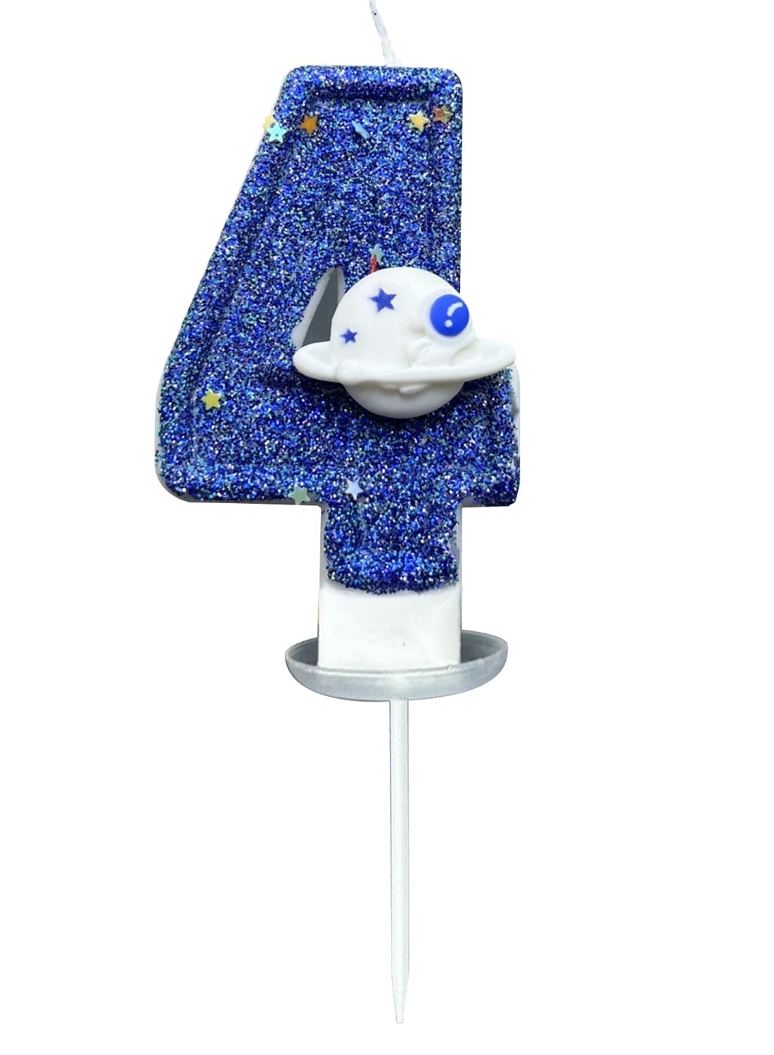 7 cm Blue Number Cake Candles,