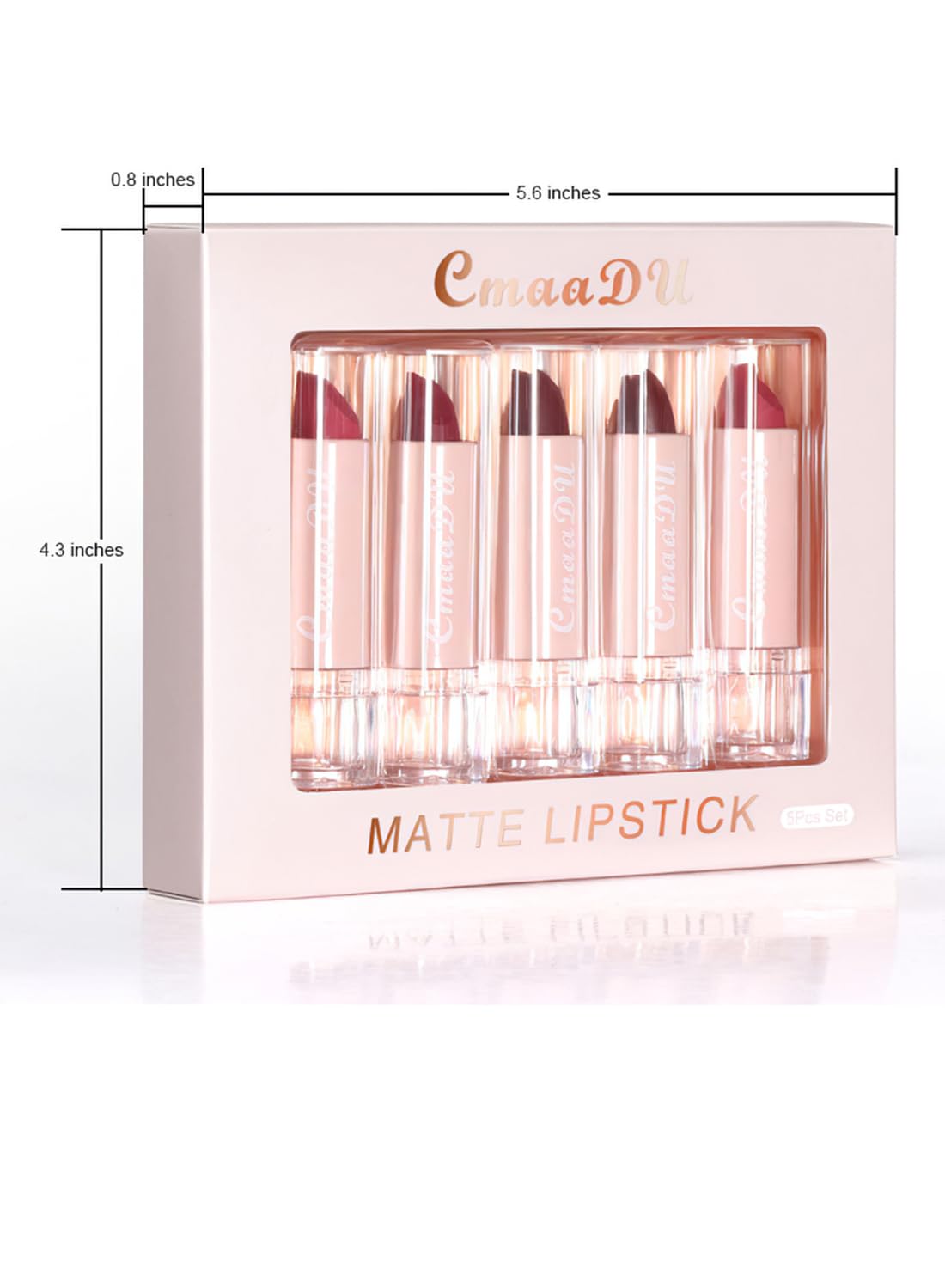 Cmaadu 5 Colors Matte Lipstick Set