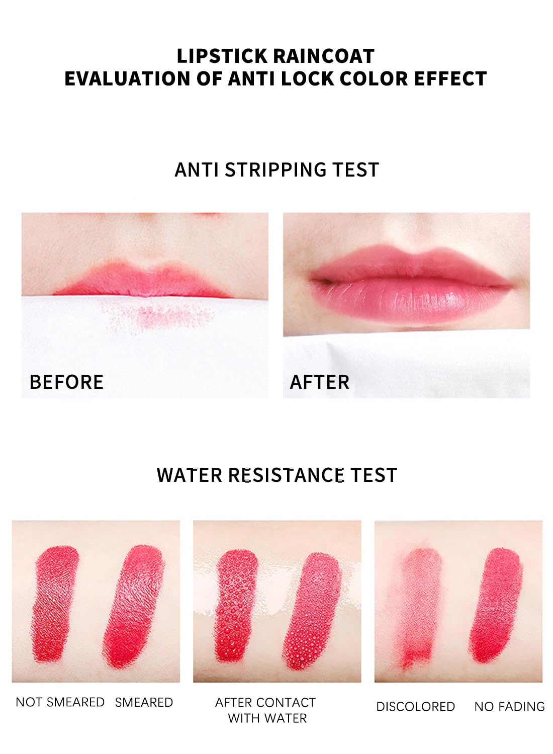 2 in 1 Velvet Matte Lip Gloss with Fixing Raincoat, Long Lasting Waterproof Double Head Lipstick Liquid, No Sticking Lip Makeup for Women