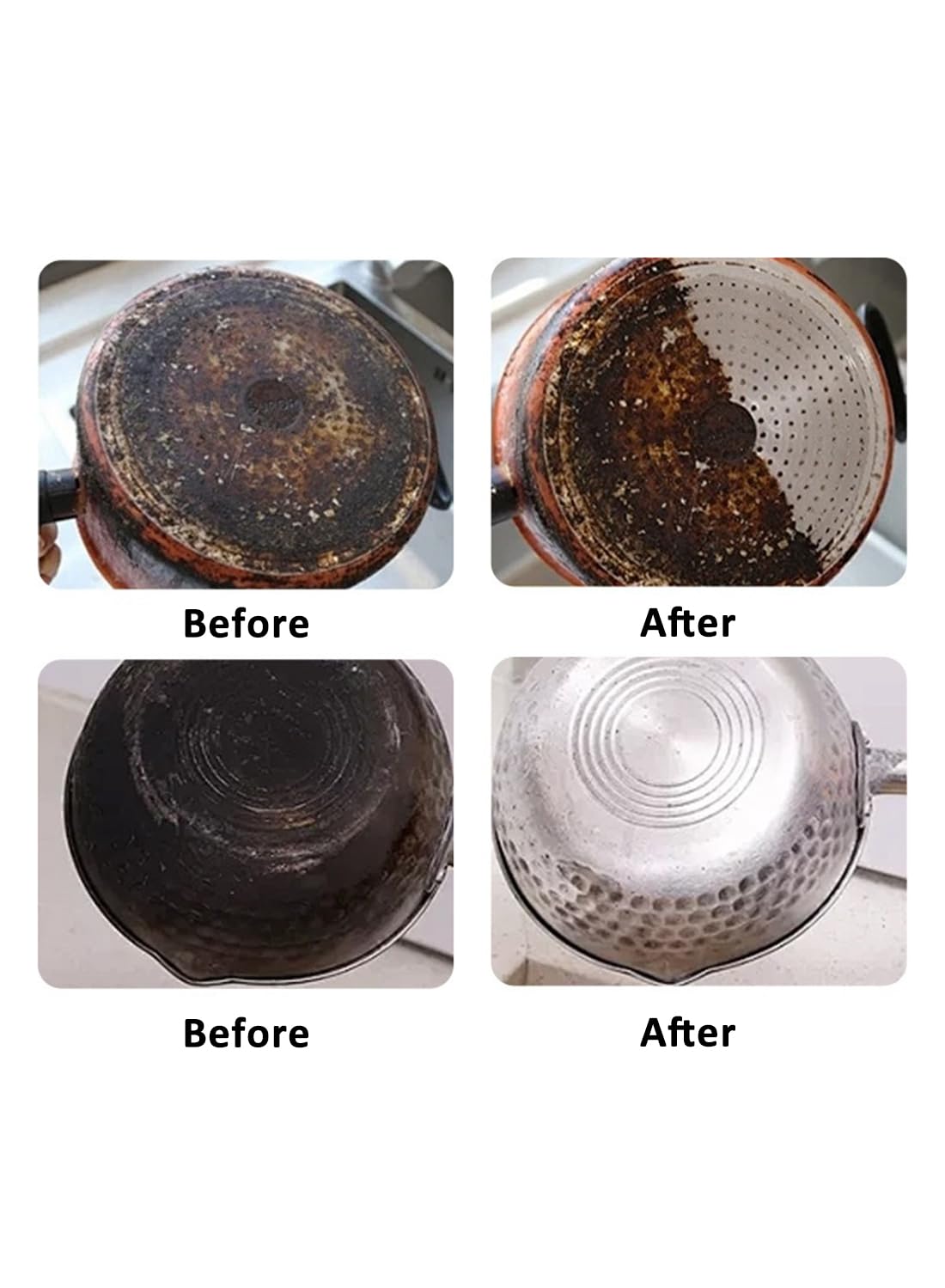 Bottom Blackening Agent, Pot Clean Gel, Cookware Cleanser and Polish Green 150g