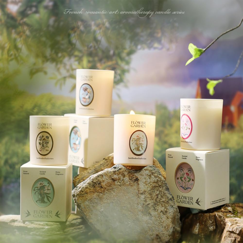 Scented Candle, Natural Luxury Aromatherapy Air Freshener for Bathroom Office Décor 100g