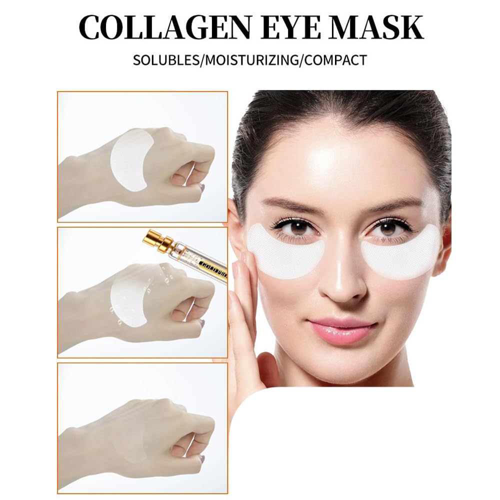 Collagen Under Eye Patches Masks, Anti-Aging Eye Treatment Pads - 10 Pcs