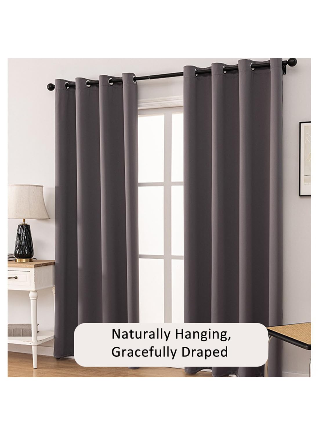 Blackout Curtains, Drapes Grommet Room Window Curtains