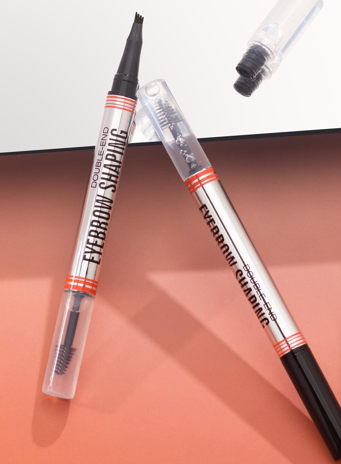 2 in 1 4-Tip Brow Pen & Eyebrow Gel