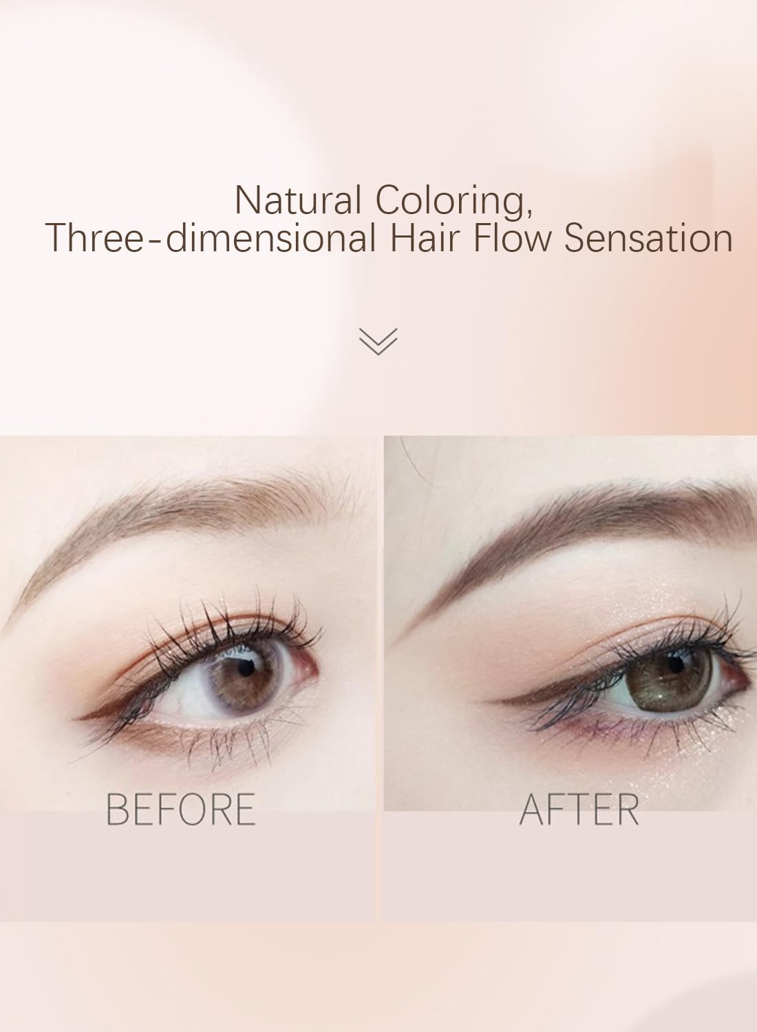 Eyebrow Tint, Semi Permanent Brow Tint, Waterproof Smudge Proof Long Lasting Eyebrow Tattoos, Instant Brow Dye, Hair Dying for Salon Home Use 4.8g