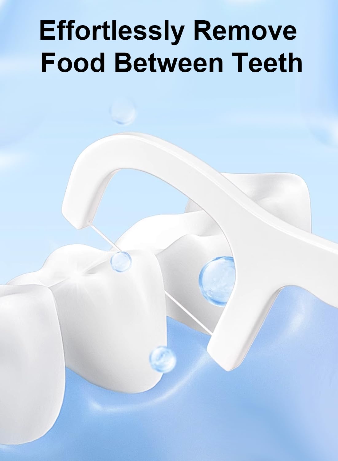 Disposable Dental Floss Picks, Portable Toothpicks Flossers
