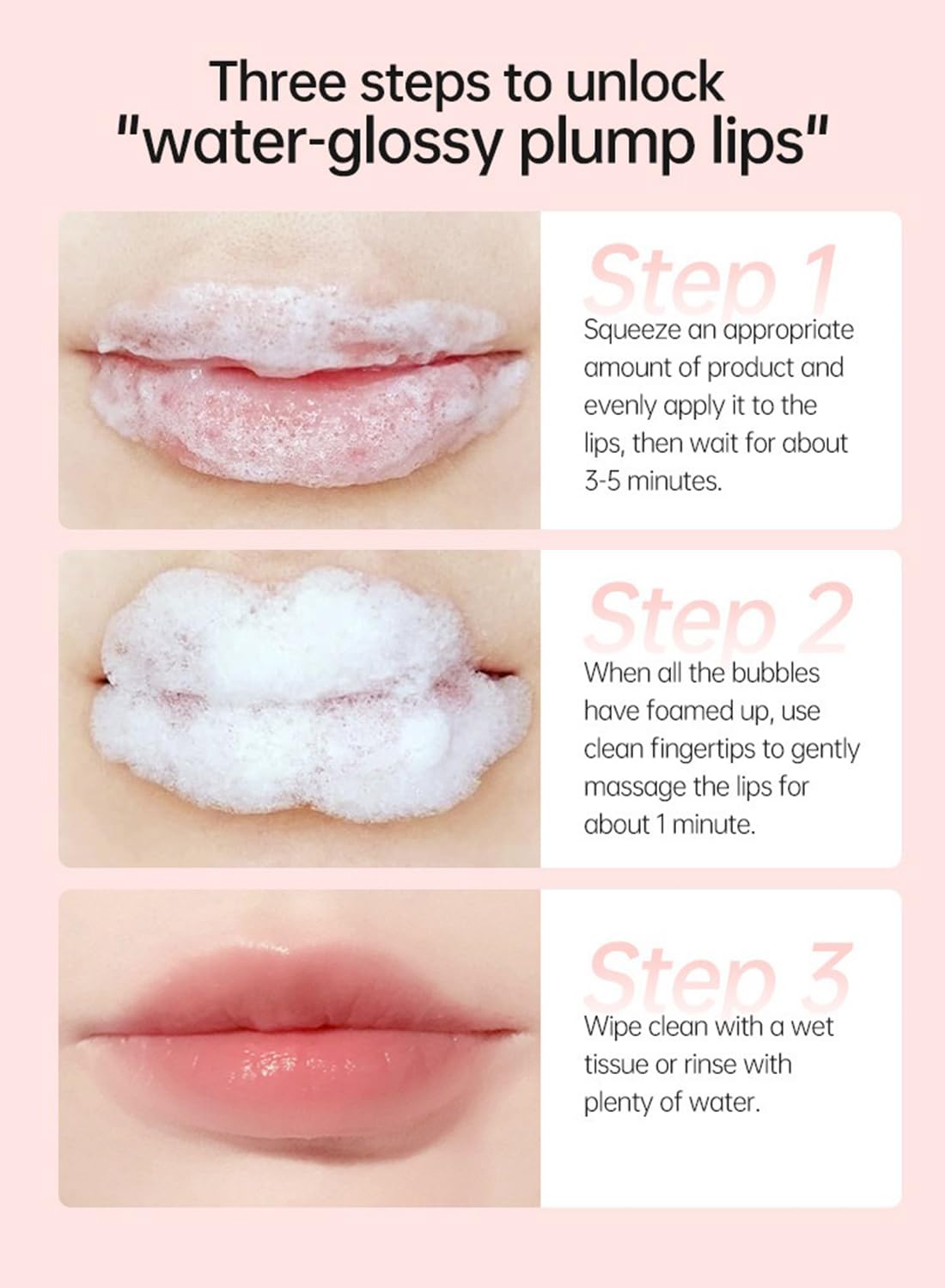 Lip Moisturizer, 4-in-1 Hydrating Lip Mask, Lip Care to Fade Lip Lines 8g