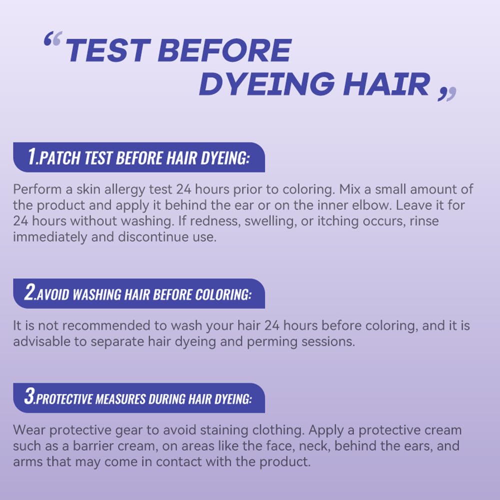 Natural Plant Bubble Hair Dye Kit with Comb, Long Lasting Pure Plant Extract for Grey Hair Color Bubble Dye, Easy to Use Hair Dye for Women Men 200ml