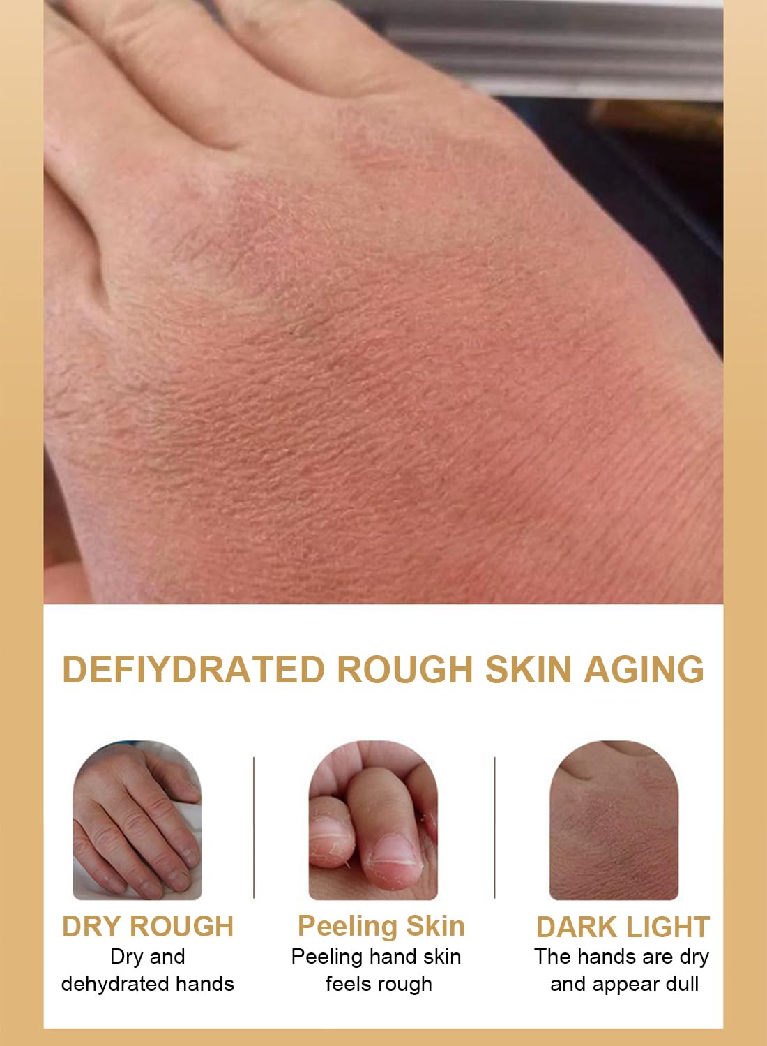 Body Skin Repair, Collagen Anti-Aging Hand Cream, Moisturizing Fast Absorb Hand Lotion to Nourish Dry Rough Skin, 30gX5pcs