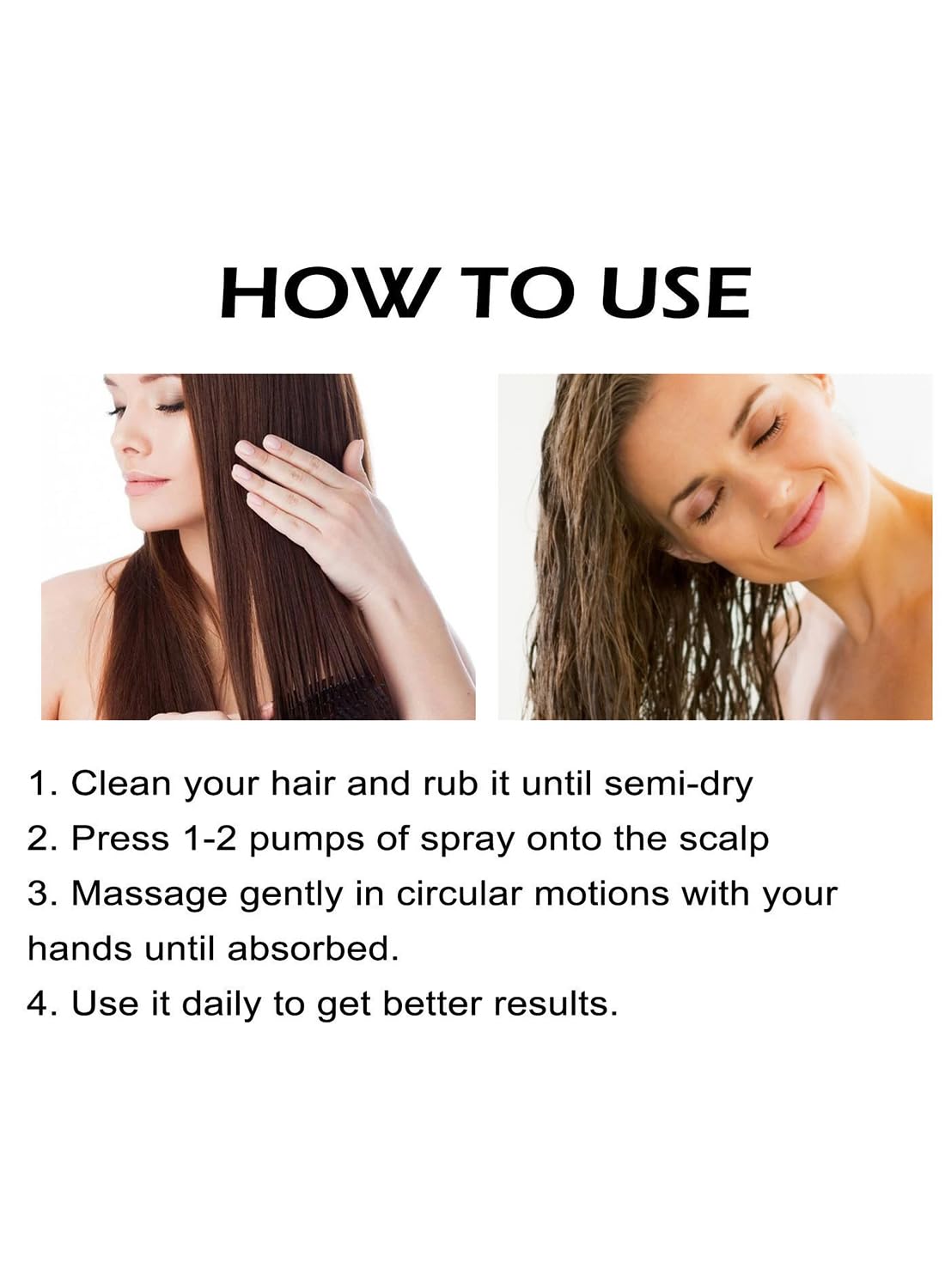 L&Wen Hair Helper Spray, Moisturizing Strengthening Hair Growth Spray for Thinning Hair, Anti Hair Loss Volumizing Rice Nutri Spray with Ginger Root Aloe Vera, Restore Dry Damaged Hair 50ml