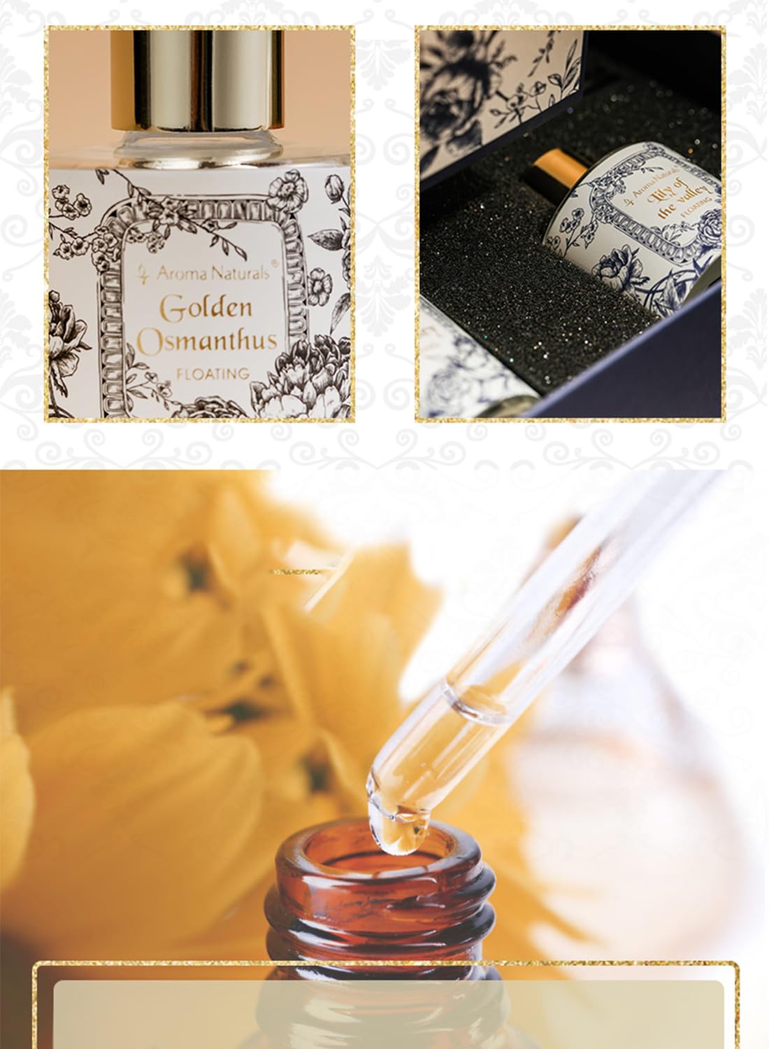 Aroma Naturals Reed Diffuser and Scented Candle Set, Flower Diffuser with Scented Candle and Rattan Sticks, Home & Office Decor, Gift Set