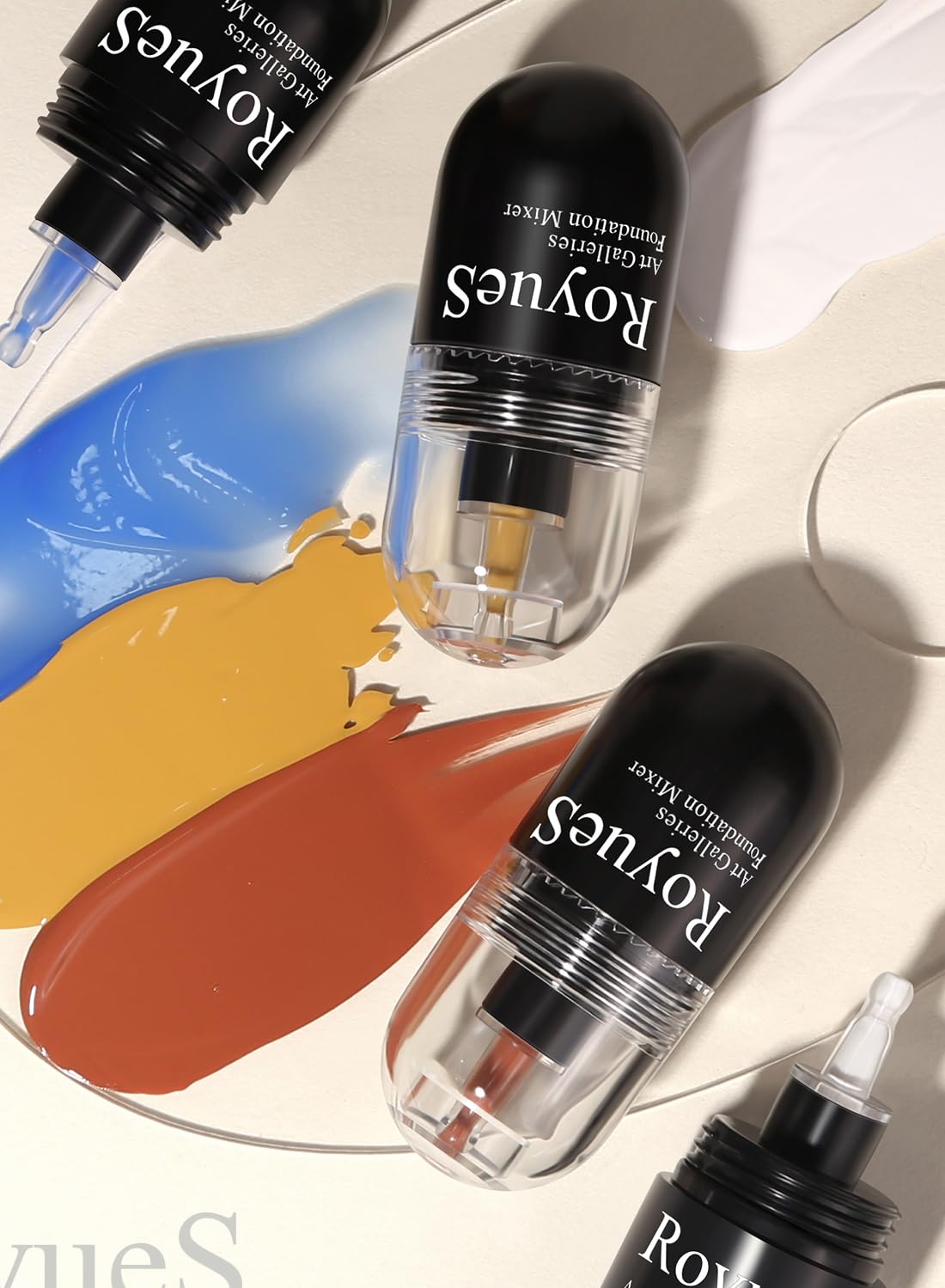 Foundation Color Corrector, Magic Full Coverage Moisturizing Makeup Base Foundation Liquid, Lightweight Long Lasting Oil Control Concealer, Natural Tinted Foundation Mixer 20ml